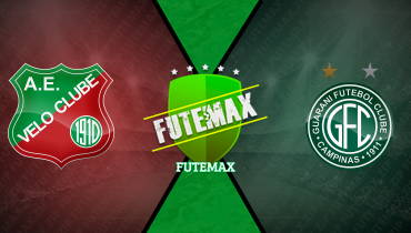 Assistir Velo Clube x Guarani ao vivo online 22/01/2026